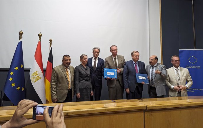 Firma de la Acción Directa de la UE para la conservación de yacimientos en Qubbet El-Hawa.