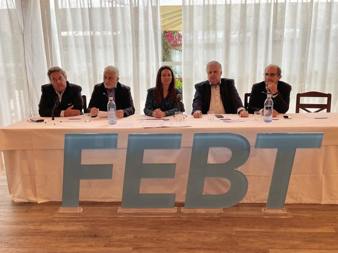La consellera de Vivienda, Territorio y Movilidad, Marta Vidal, en la clausura de la asamblea de la Federación Empresarial Balear de Transportes (FEBT)