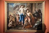 Foto: El cuadro 'El triunfo de David' de Nicolas Poussin se expone hasta el 19 de mayo en el Museo de Arte Romano de Mérida