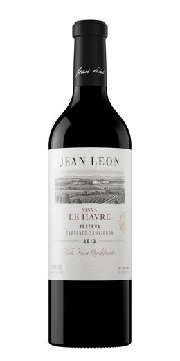Botella de Jean Leon Vinya Le Havre Cabernet Sauvignon Reserva 2013