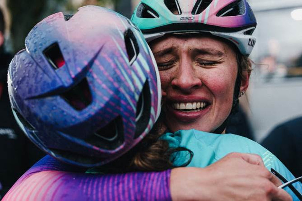 La ciclista polaca Kasia Niewiadoma (Canyon//SRAM)