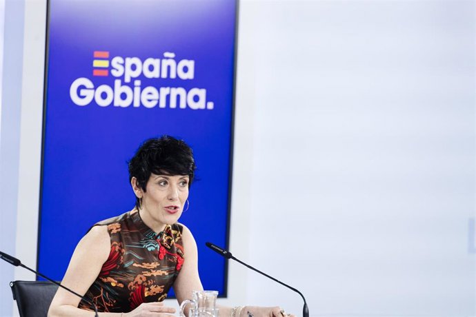 La ministra de Inclusión, Seguridad Social y Migraciones, Elma Saiz. 