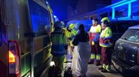 Atendidos tres intoxicados por inhalación de humo en el incendio de un garaje en San Sebastián de los Reyes