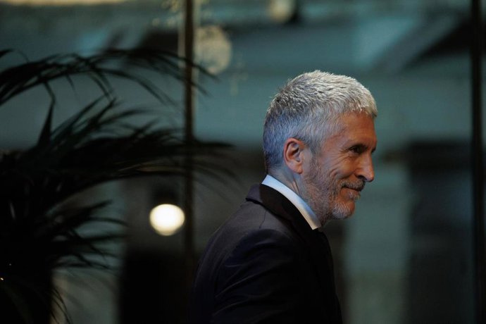 El ministro del Interior de España, Fernando Grande-Marlaska, participa en el Día del Libro