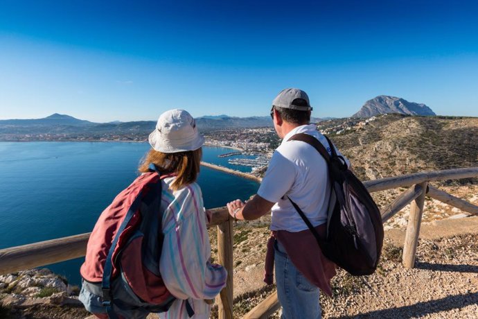 Turistas en Xàbia.