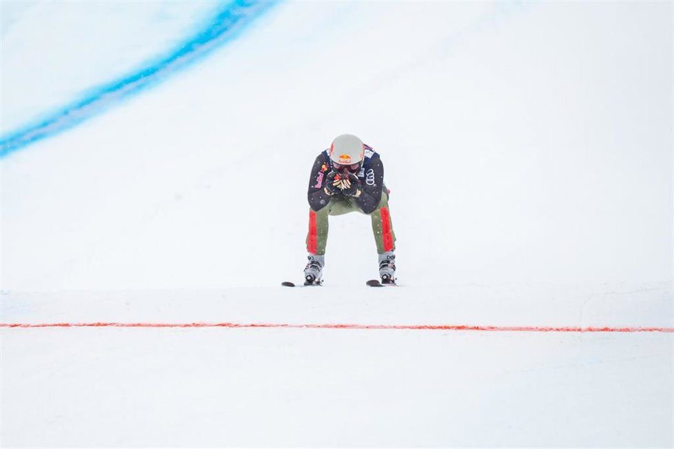 Archivo - El esquiador austriaco Marcel Hirscher durante una competición