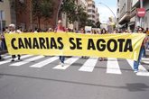 Foto: 'Canarias se Agota' lleva sus reivindicaciones al Parlamento y alerta de situación "catastrófica" en Canarias