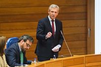 Rueda se abre a que la Xunta cofinancie Altri si "cumple con el medio ambiente" y "crea futuro industrial"