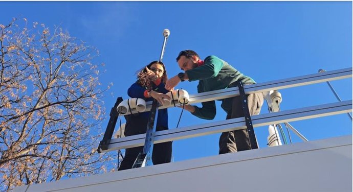 Prueba de calibración de sensores dentro del proyecto ‘Ciudades sostenibles – ciudades respirables’.