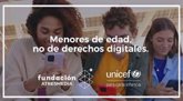 Foto: La Fundación Atresmedia y UNICEF España lanzan una campaña para proteger los derechos de la infancia en Internet