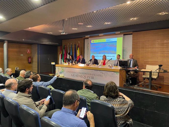 Reunión de la Comisión de Desembalse de la Confederación Hidrográfica del Guadalquivir.