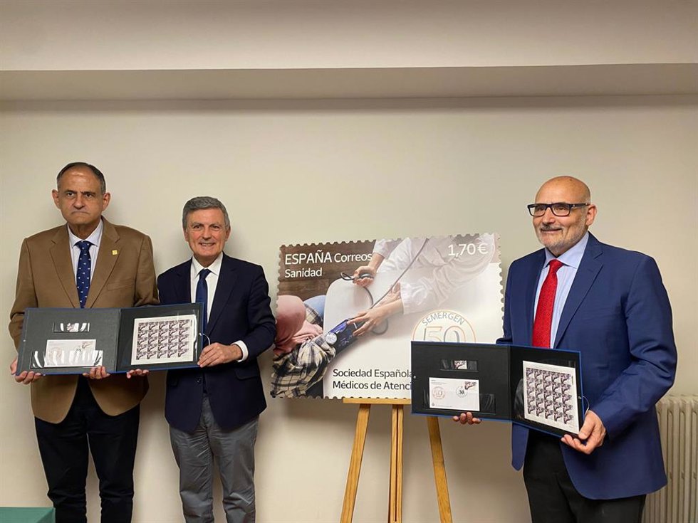 Correos emite un sello para conmemorar el 50 aniversario de SEMERGEN