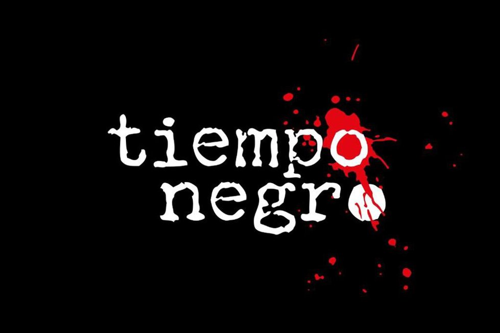 Cartel del ciclo de conferencia Tiempo Negro organizado por la Diputación de Cáceres