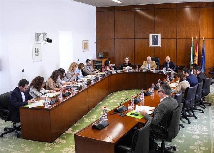 Reunión de la Junta de Portavoces del Parlamento andaluz.