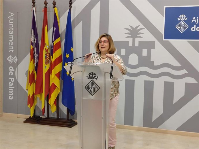 La portavoz del Ayuntamiento de Palma, Mercedes Celeste.