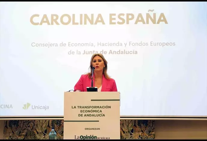 La consejera de Economía, Hacienda y Fondos Europeos, Carolina España.