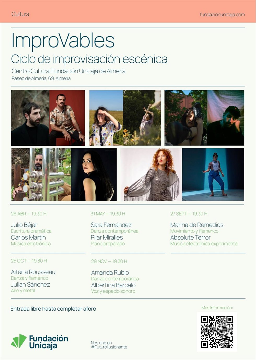 El ciclo comenzará este viernes, con una improvisación entre el dramaturgo Julio Béjar y el músico Carlos Martín.