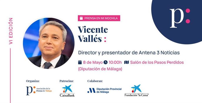 Imagen promocional del encuentro que se enmarca en el programa 'Prensa en mi mochila'.