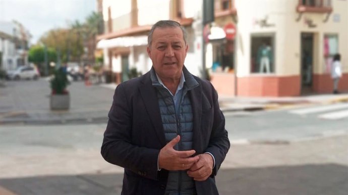 El portavoz del Grupo municipal de Vox en el Ayuntamiento de Alcalá de Guadaíra (Sevilla), Evaristo Téllez.