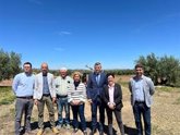 Foto: El delegado de Agricultura de la Junta realiza una visita técnica a las obras de la EDAR de Fuente Tójar (Córdoba)