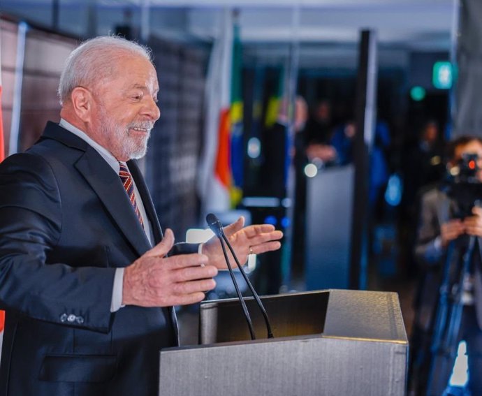 Archivo - El presidente brasielño, Luiz Inácio Lula da Silva, durante la cumbre del G7 en Japón