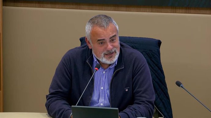 El gerente de SFM, José Ramón Orta, en su comparecencia en el Parlament.