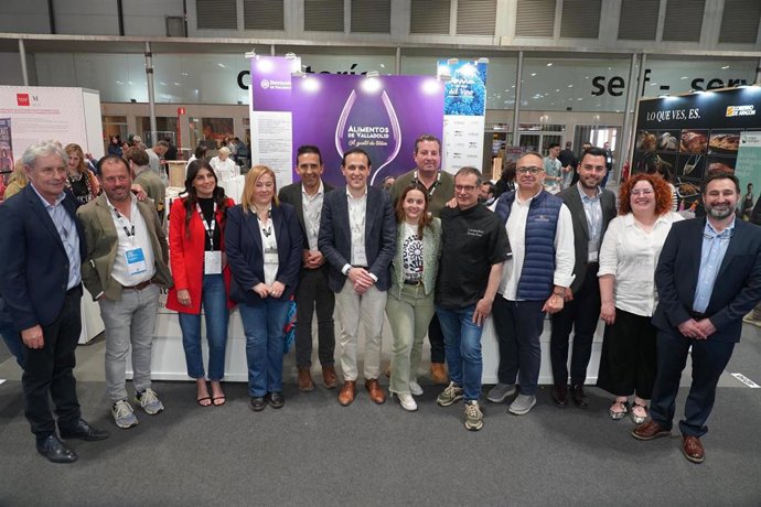 El presidente de la Diputación de Valladolid, Conrado Íscar, este miércoles en expositor de Alimentos de Valladolid en el Salón Gourmets de Madrid