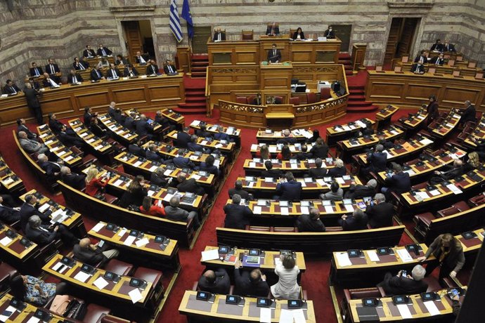 Archivo - Imagen del Parlamento de Grecia.