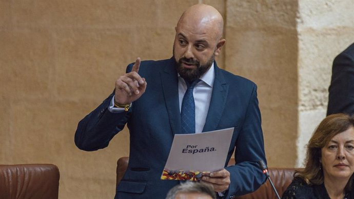 El parlamentario andaluz de Vox Juan José Bosquet, en una foto de archivo.
