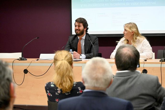 El vicepresidente de la Junta, Juan García-Gallardo, este miércoles en unas jornadas