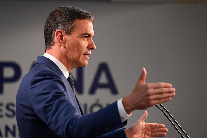 El presidente del Gobierno, Pedro Sánchez