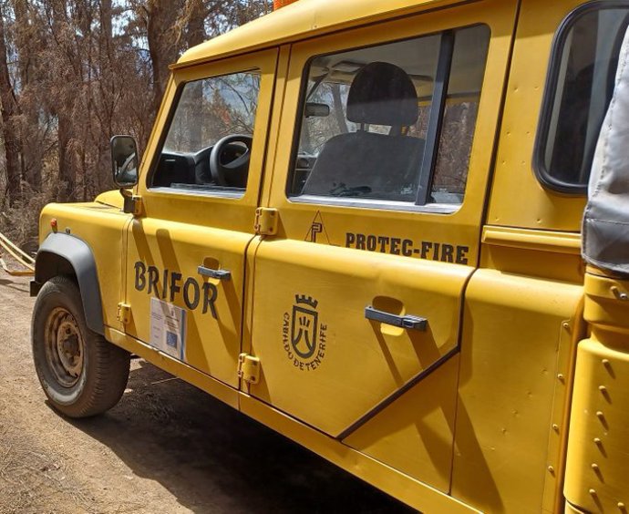 Vehículo de la Brifor del Cabildo de Tenerife