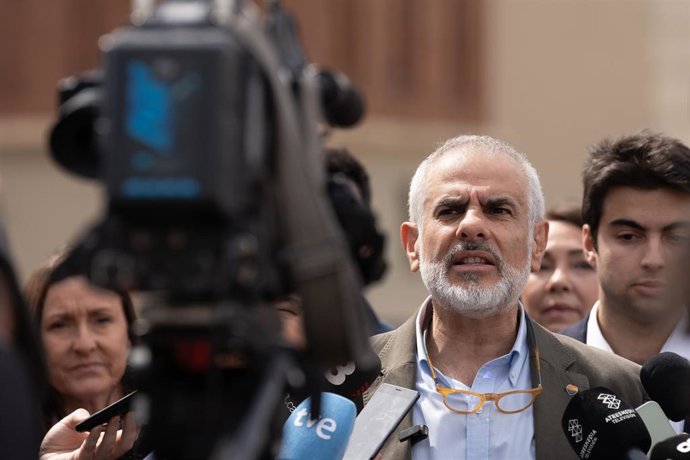 El líder de Ciudadanos en Cataluña y candidato a las elecciones catalanas del 12 de mayo, Carlos Carrizosa