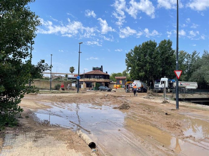 Archivo - La lluvia torrencial ha dejado tras de sí daños cuantiosos