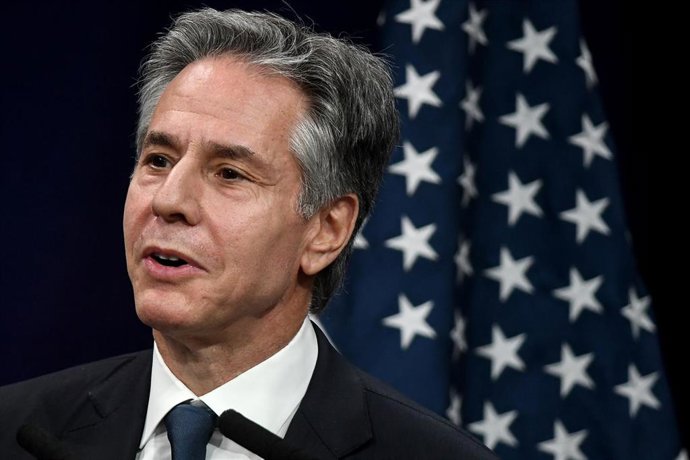 Archivo - El secretario de Estado estadounidense, Antony Blinken.
