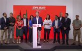 Foto: Apoyo "sin fisuras" de Espadas y los secretarios provinciales del PSOE-A a Sánchez frente al "acoso" a él y su mujer