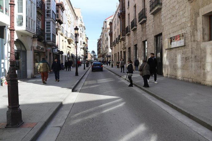 Calle Santander en Burgos