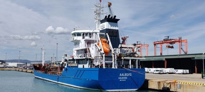 La gabarra 'Aalborg'.