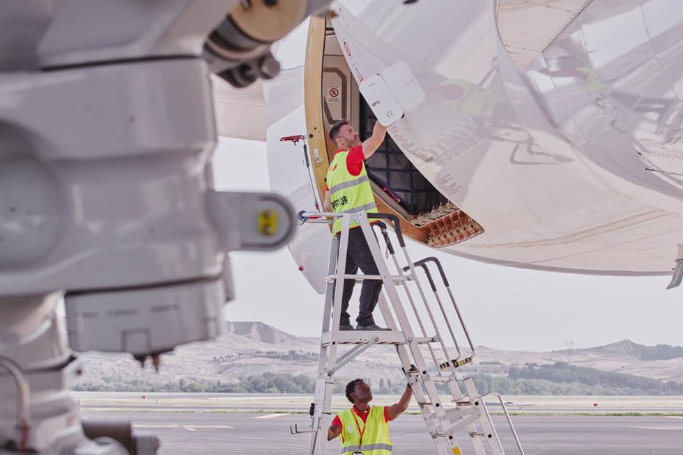 Archivo - Iberia Airport Services.