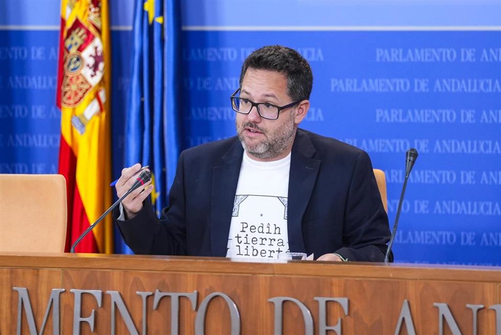 El portavoz de Adelante Andalucía, José Ignacio García,en una imagen de archivo. 