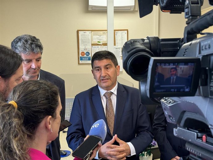 El delegado del Gobierno en Galicia, Pedro Blanco, en declaraciones a los medios