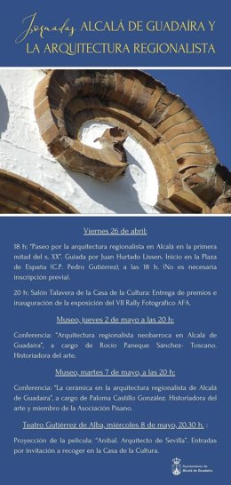Las Jornadas de Arquitectura Regionalista arrancarán en Alcalá con una ruta guiada y una muestra fotográfica.