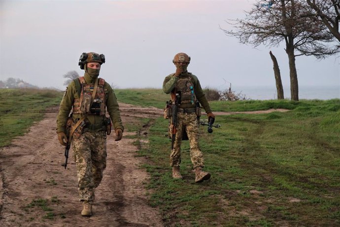 Militares ucranianos en Odesa (archivo).