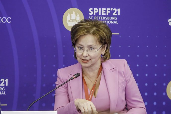 Archivo - La exviceministra de Cultura de Rusia Olga Yarilova (2018-2022), condenada a prisión por delitos de abuso de poder