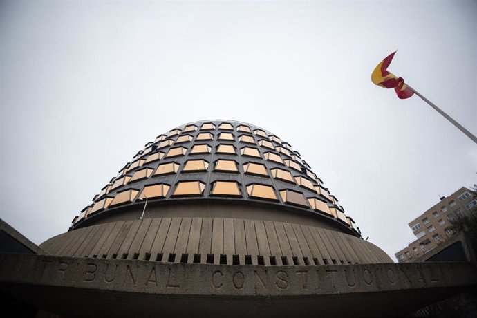 Archivo - Fachada del Tribunal Constitucional