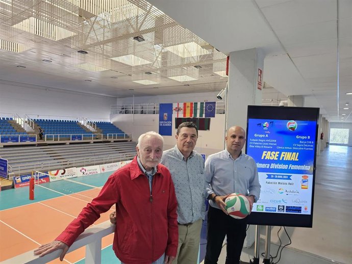 Juan Docio, Alfonso Martínez y José Antonio García.