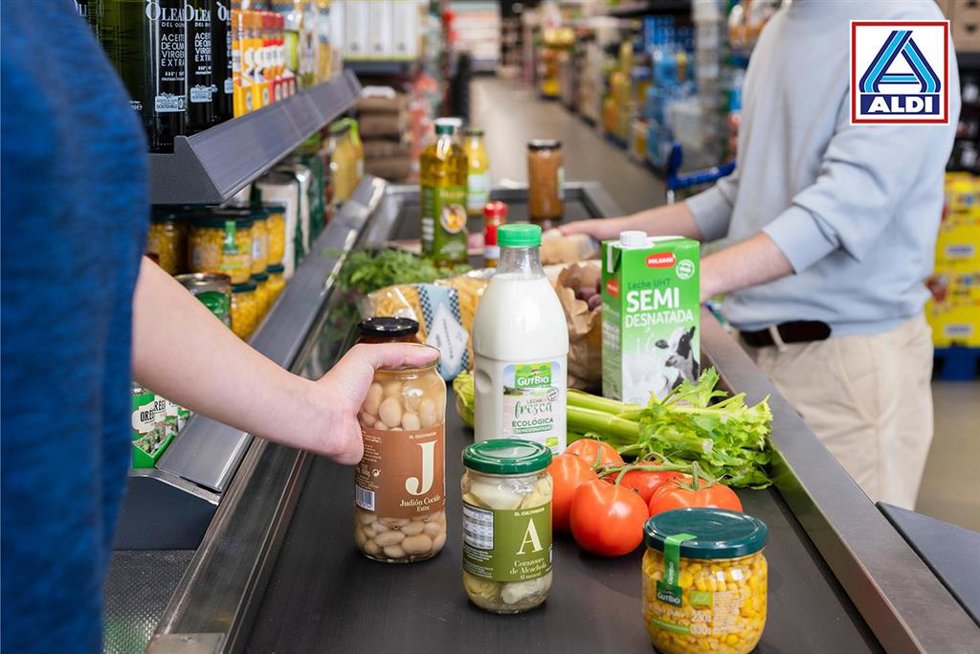 La compra de marca propia en Aldi puede suponer un ahorro medio de 696/año a las familias españolas