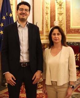 Los diputados del PSIB en el Congreso Pepe Mercadal y Milena Herrera.