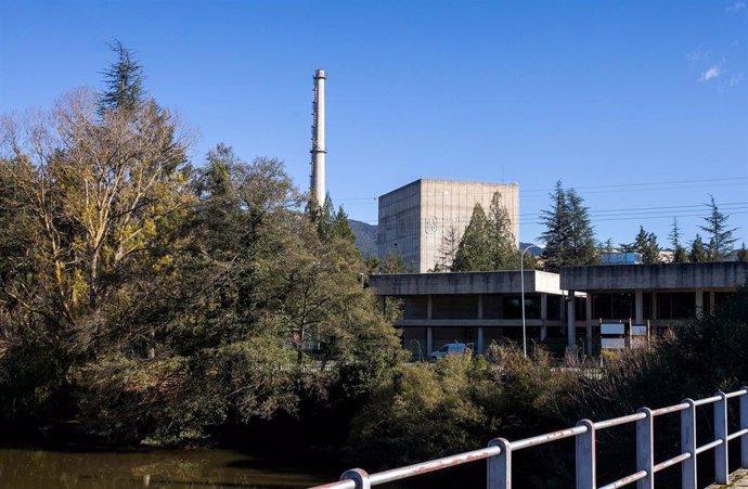 Archivo - Exterior de la central nuclear de Santa María de Garoña.