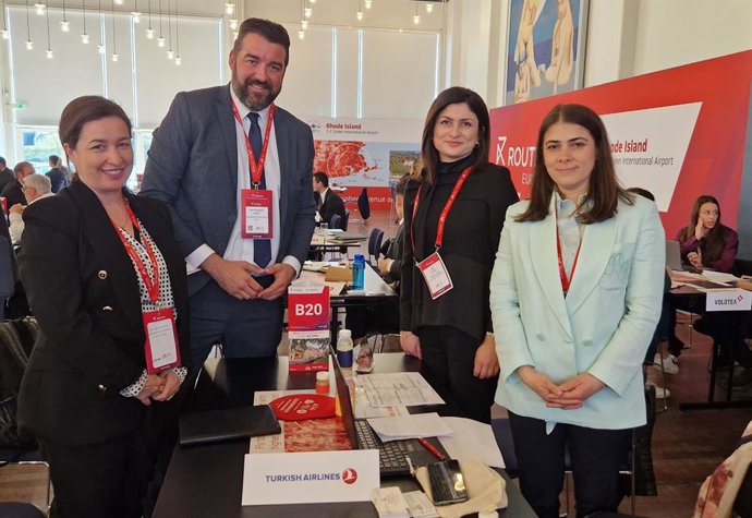 Representantes del Patronato de Turismo en la Feria 'Routes Europe 2024'